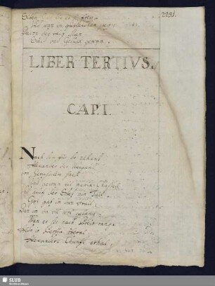 Liber Tertivs.