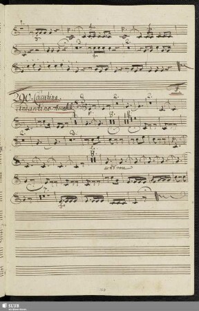 290. Cavatina: Tortorella afflitta e mesta / Paisiello, G.