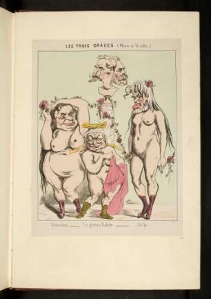 Les trois grâces (Musée de Versailles.)