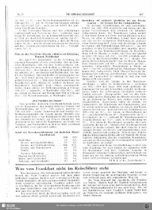 Was von Frankfurt nicht im Reiseführer steht