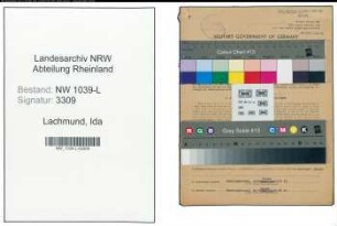 Entnazifizierung Ida Lachmund , geb. 13.07.1902 ()
