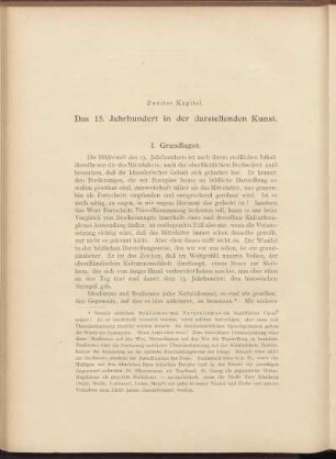Zweites Kapitel. Das 15. Jahrhundert in der darstellenden Kunst.
