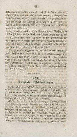 191-192 Kirchliche Mittheilungen