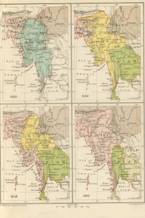 Historical maps of Burma