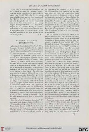 Reviews of recent publications