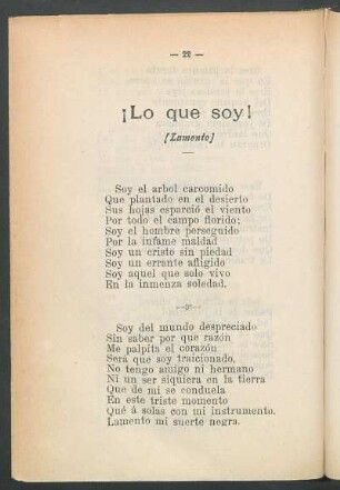 ¡Lo que soy!
