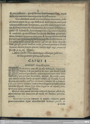 Caput I. continet Onomatologia