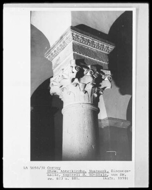 Kapitell der Nordost-Säule