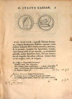 Nvmismata Imperatorvm Romanorvm Praestantiora, A Ivlio Caesare Ad Postvmvm Et Tyrannos, 1. De Romanis Aereis Sev Senatvsconsvlto Percvssis