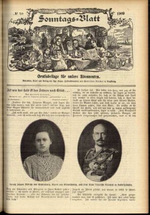 Ausgabe vom Sonntag, den 12. Dezember 1909.