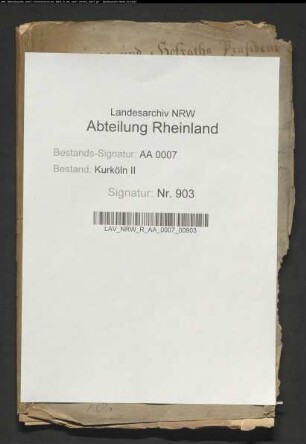 Regierungs- und Hofratspräsident Graf von Nesselrode-Reichenstein gegen die erzstiftischen Landstände wegen Führung seiner Stimme auf den Landtagen