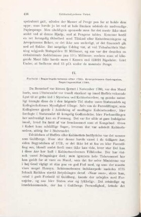 IX. Forhold i Regeringskredsene efter 1780. Kronprinsens Opdragelse. Regeringsskiftet 1784.