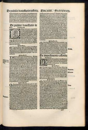 De publice honestatis iustitia. Titulus. xiiii