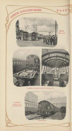 Sables d'Olonne ; London. Waterloo and City Railway Co. ; Stromschiene