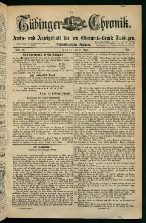19. April (Nro. 78) - 24. April (Nro. 82)