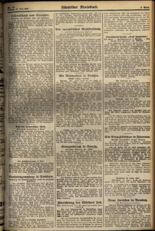Zweite Ausgabe vom Dienstag, den 24. Juni 1930.
