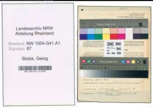 Entnazifizierung Georg Stolze , geb. 19.10.1891 (Krim.Sekretaer)
