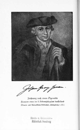 Johann Georg Hamann.