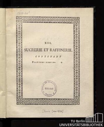 Sucrerie et raffinerie