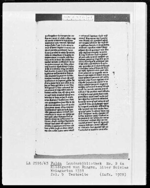 Hildegard von Bingen, Liber Scivias —