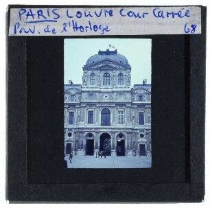 Paris, Louvre (GC 48.8607,2.3372),Paris, Cour Carrée,Paris, Pavillon de l’Horloge