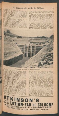 El drenaje del valle de Méjico