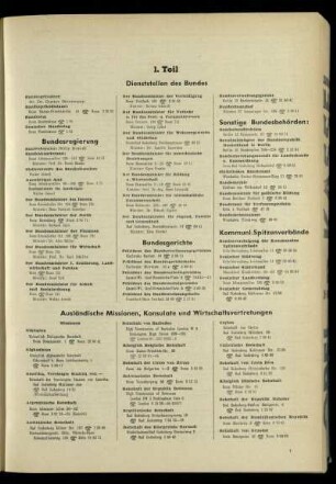 Dienststellen des Bundes