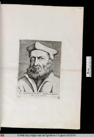 Io Antonius Rubeus Alexandrinus.