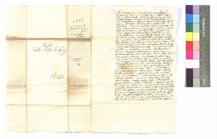 Walter Diez, Öhringen, Gefängnis; Siegel: Caspar Schenk von Winterstetten.