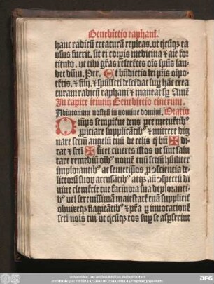In capite ieiunii Benedictio cinerum.