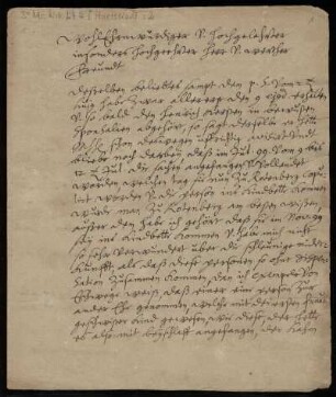 Brief von Johann Wilhelm Hütterodt an Friedrich Lucae