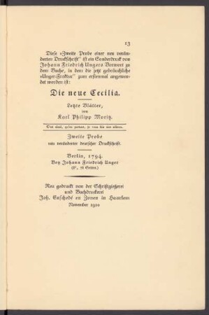 Die neue Cecilia