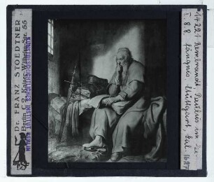 Rembrandt, Paulus im Gefängnis (Stuttgart SG 746)