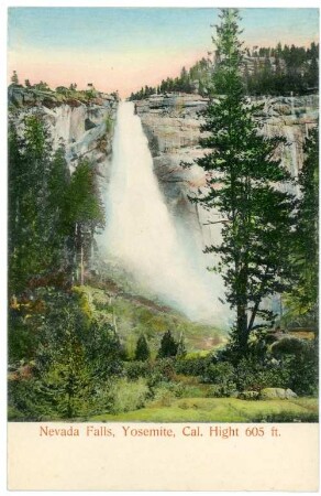 Yosemite. Nevada Falls, Yosemite, Cal.