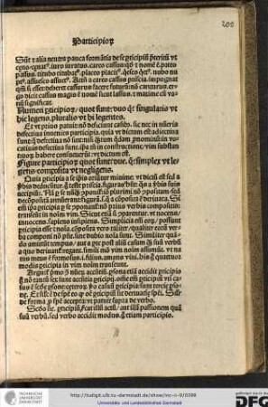 Numeri participiorum quot sunt quo que: singularis ut hic legens, pluralis ut hi legentes.