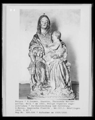 Sitzende Madonna