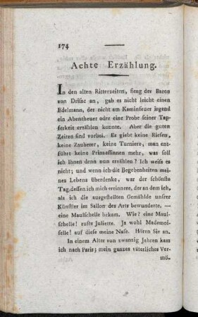 Achte Erzählung.