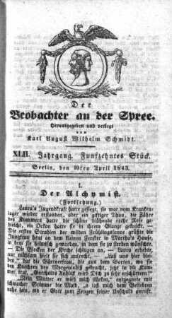 15. Stueck, 10. April 1843