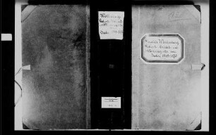 Wollenberg, evangelische und israelitische Gemeinde: Standesbuch 1848-1870