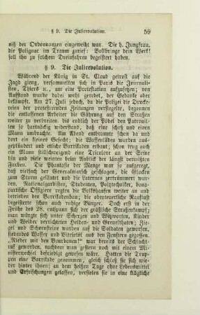 § 9. Die Julirevolution