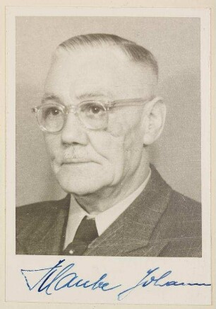 Johann Klaube, Betriebsführer