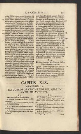 Capitis XIX. Membrum IV.
