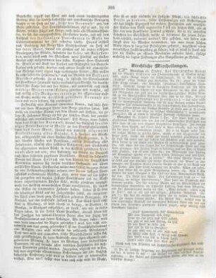 595-596 Kichliche Mittheilungen
