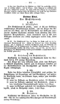 II. Erhebung des Rechtsstreits.