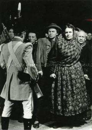 Uraufführung der Oper "Die Männer von Blackmoor" von Alan Bush im Nationaltheater Weimar