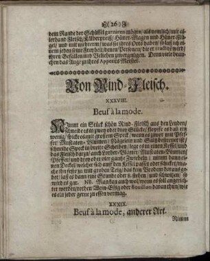 Von Rind-Fleisch.