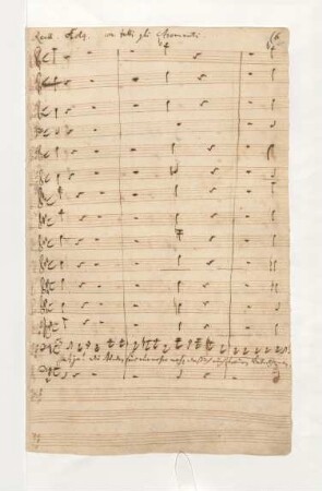 2. Recit[ativo] (B): Ja! ja! Die Stunden sind nunmehro nah