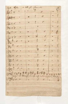 2. Recit[ativo] (B): Ja! ja! Die Stunden sind nunmehro nah