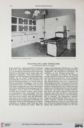 39: Staffelung der Energien : von der neuen Einstellung zur Arbeit