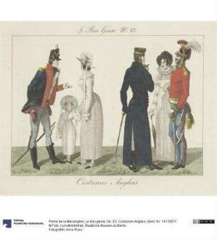 Le bon genre, No. 83: Costumes Anglais